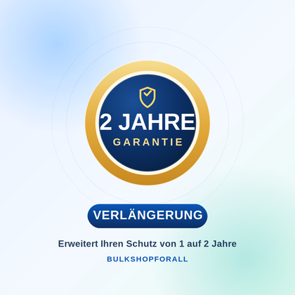 Garantie-Verlängerung auf 2 Jahre