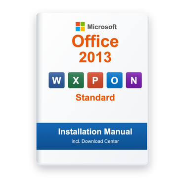 MS Microsoft Office 2013 Standard – Installation Manual