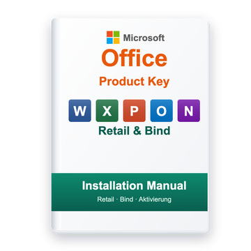 Microsoft Office mit Product Key installieren – Retail & Bind