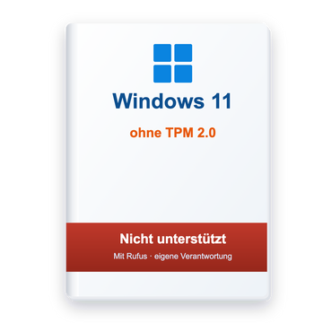 Windows 11 ohne TPM 2.0 installieren – nicht unterstützt