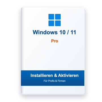 Windows 10 oder 11 Pro installieren