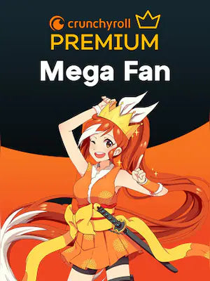 Crunchyroll Premium Mega Fan | 12 Monate | Neues Konto | Digital