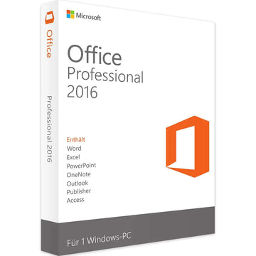 Microsoft Office 2016 Professional Plus | Retail | Windows | 1 PC