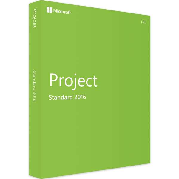 Microsoft Project Standard 2016 | Retail | Windows | 1 PC