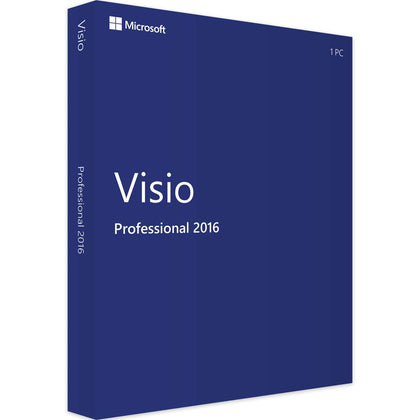 Microsoft Visio Professional 2016 | Bind | Windows | 1 PC