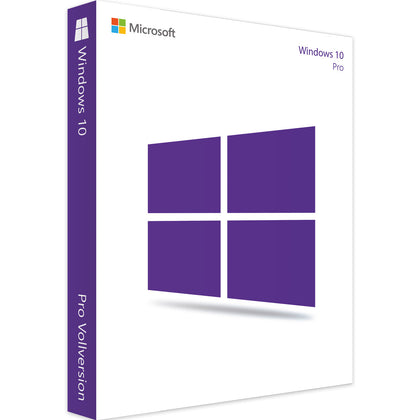 Microsoft Windows 10 Pro ESD | Vollversion | 1 PC | Produktschlüssel | Sofort-Download