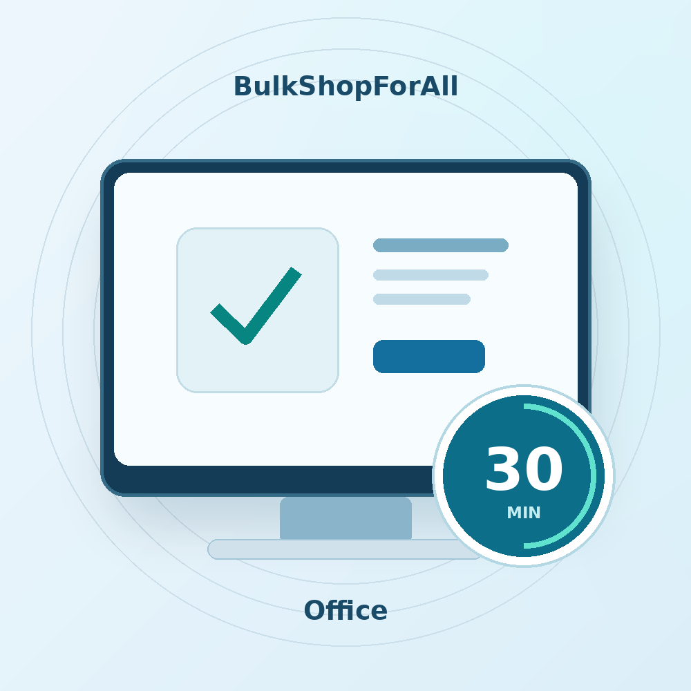 BulkShopForAll · Office · 30 min
