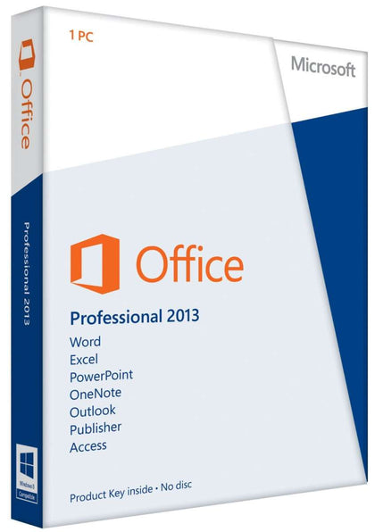 Microsoft Office 2013 Professional | Retail | Windows | 1 PC